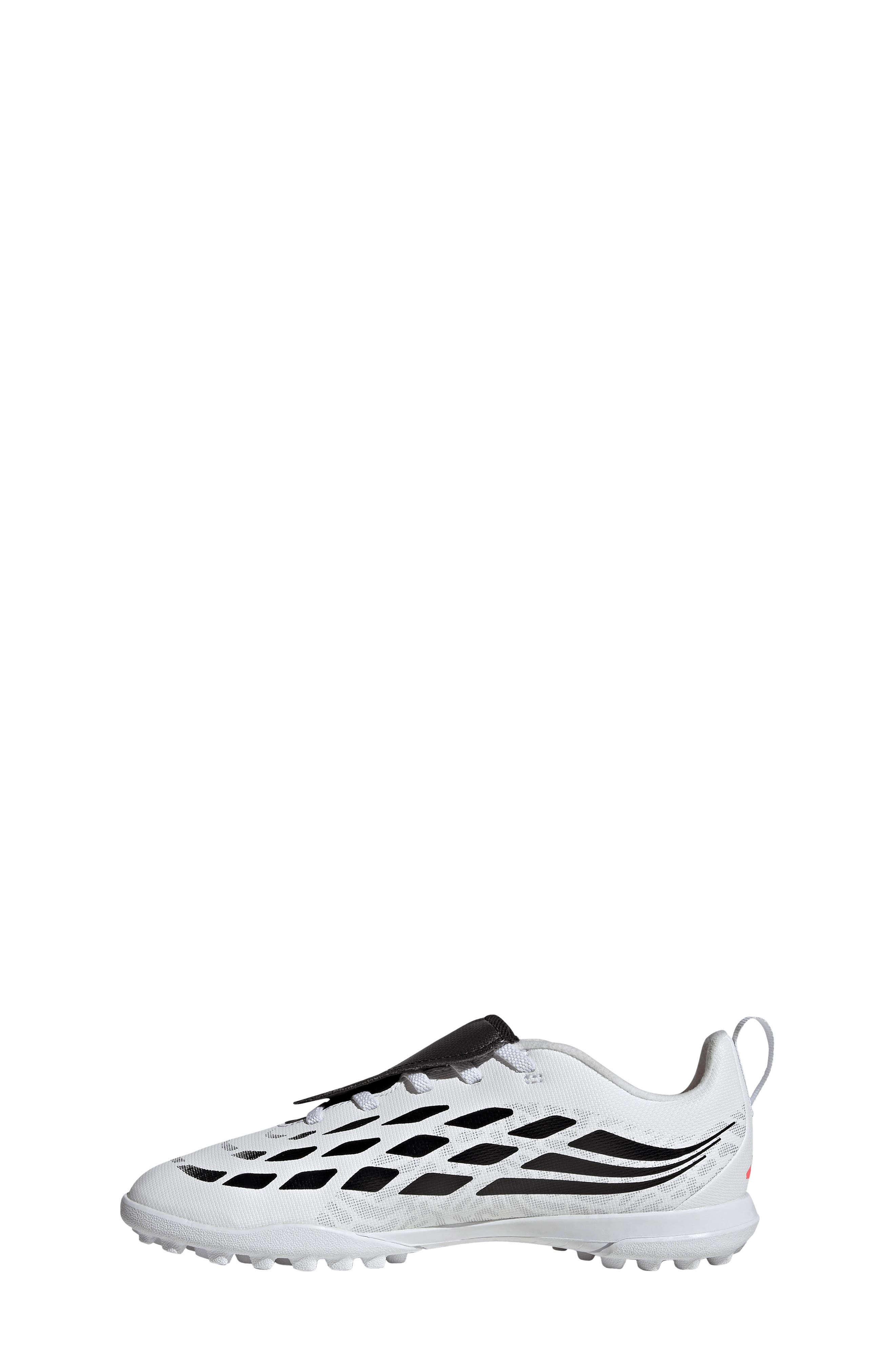 Kids' Predator Club Soccer Cleat, Alternate, color, WHITE/ TURBO/ BLACK