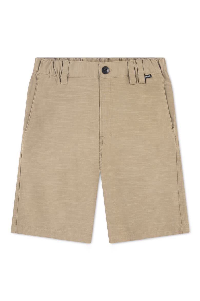 Kids' Phantom Slub 3/4 Waistband Shorts, Main, color, KHAKI