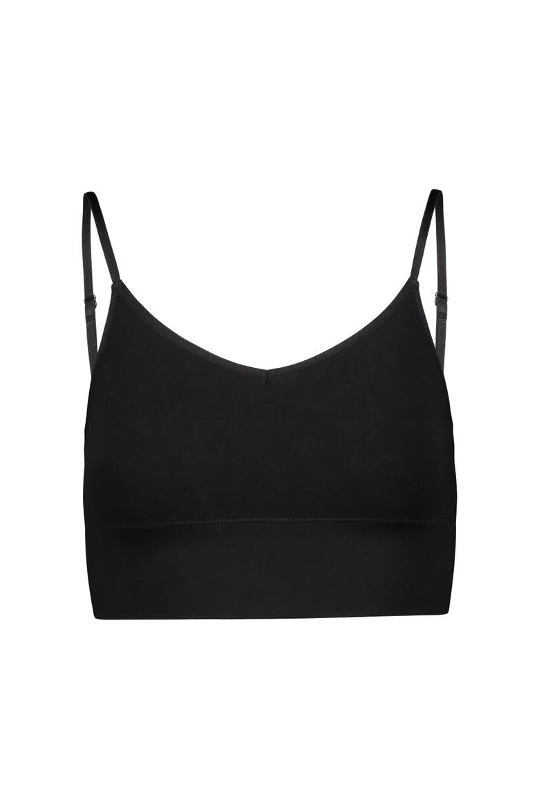 Soft Cami Bra Top, Alternate, color, Black