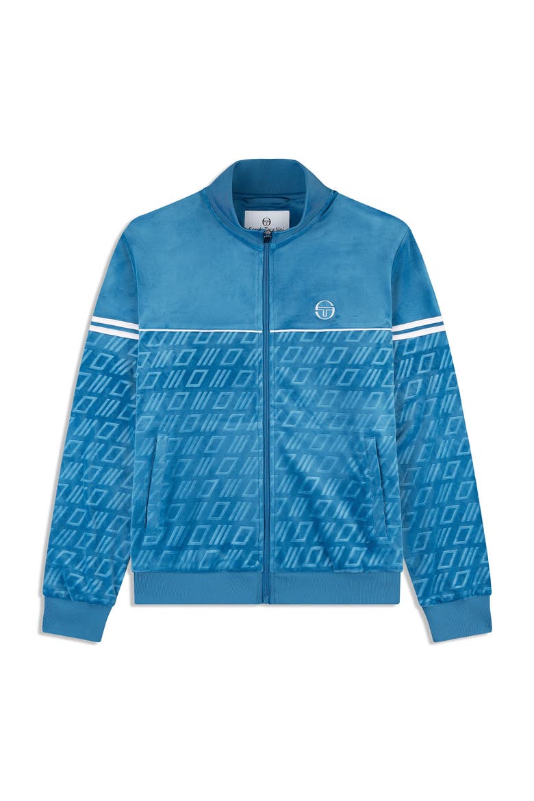 Bandiera Track Jacket, Alternate, color, MYKONOS BLUE