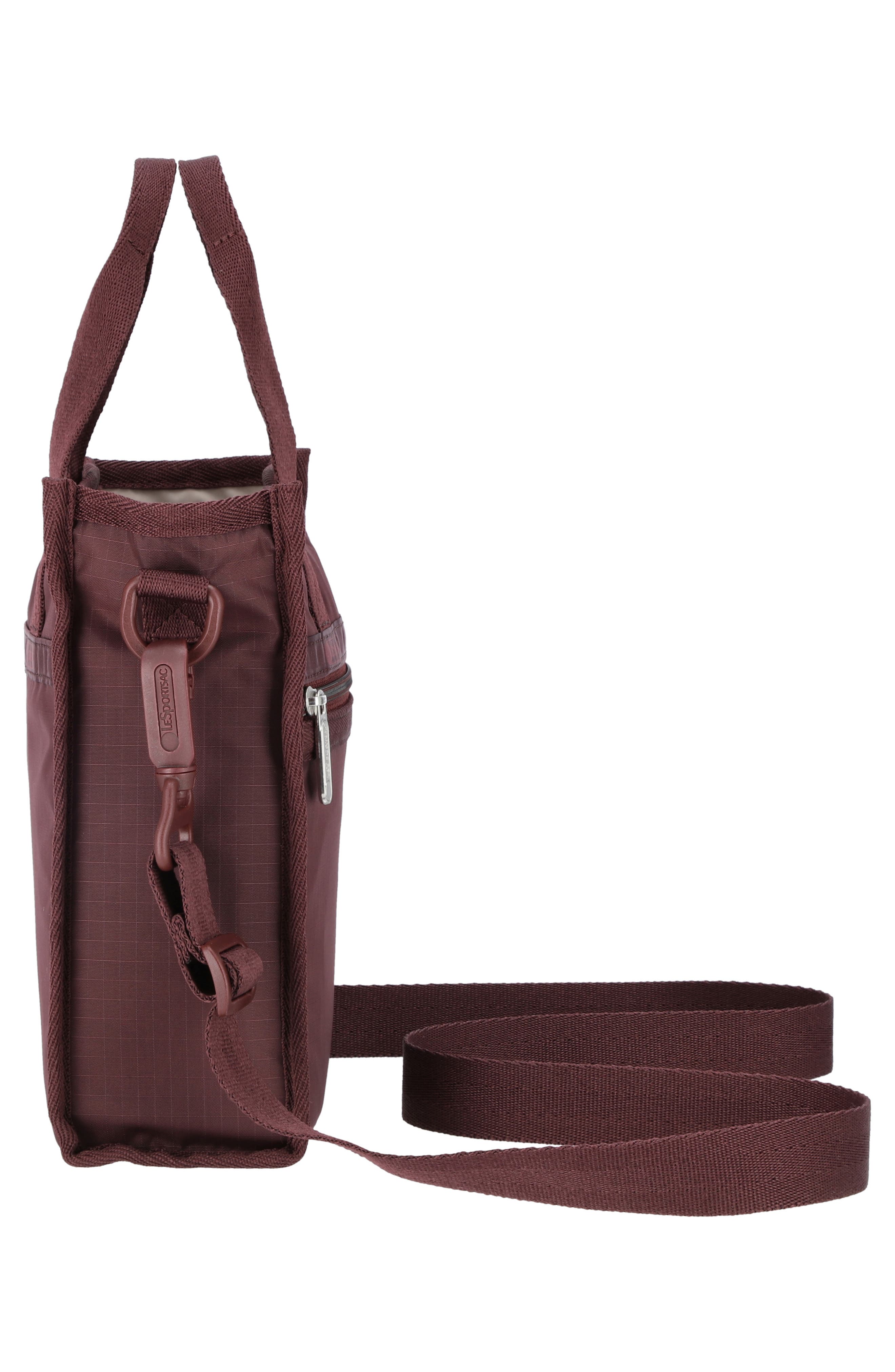 LeSportsac Mini N/S Tote Bag, Alternate, color, Deep Cherry
