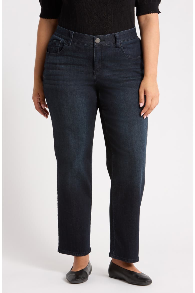 Sawyer Mid Rise Straight Leg Jeans, Main, color, INDIGO