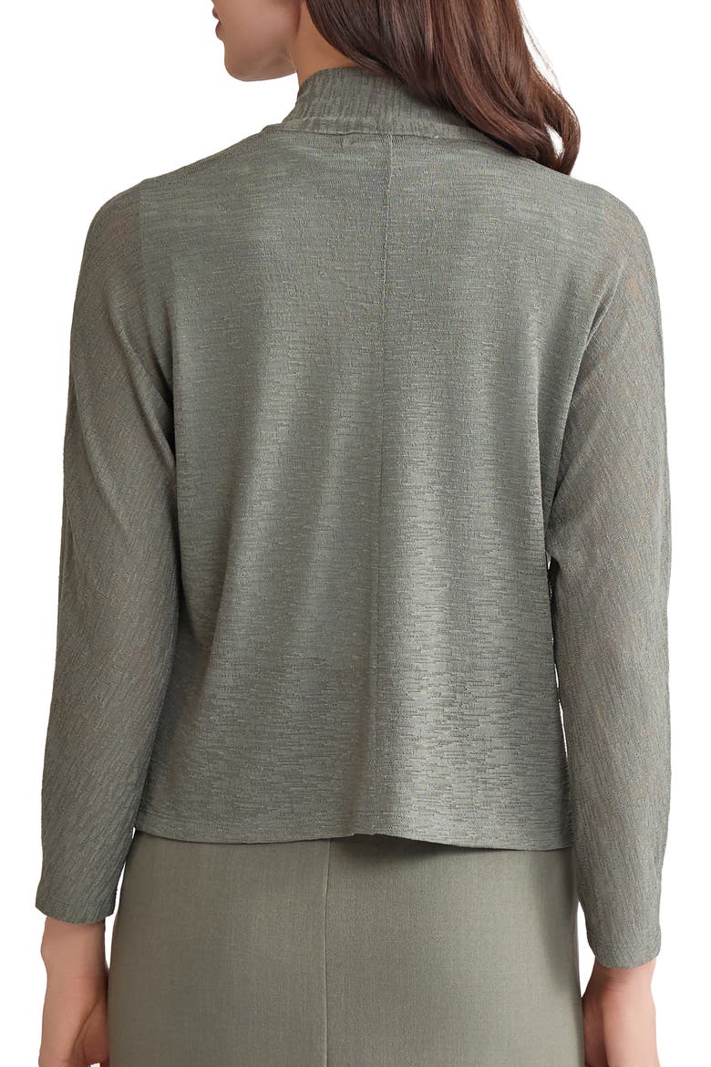 Dolman Knit Cardigan Sweater, Alternate, color, DARK SEA STONE