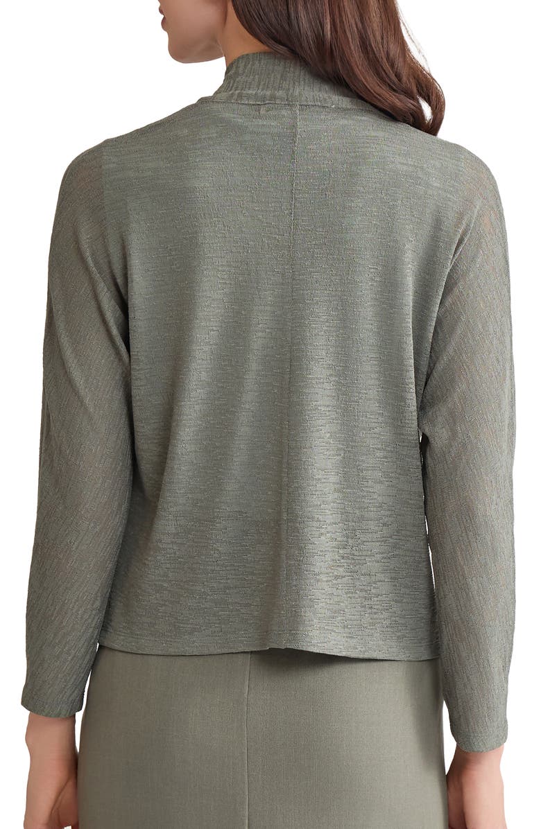 KASPER Dolman Knit Cardigan Sweater, Alternate, color, Dark Sea Stone