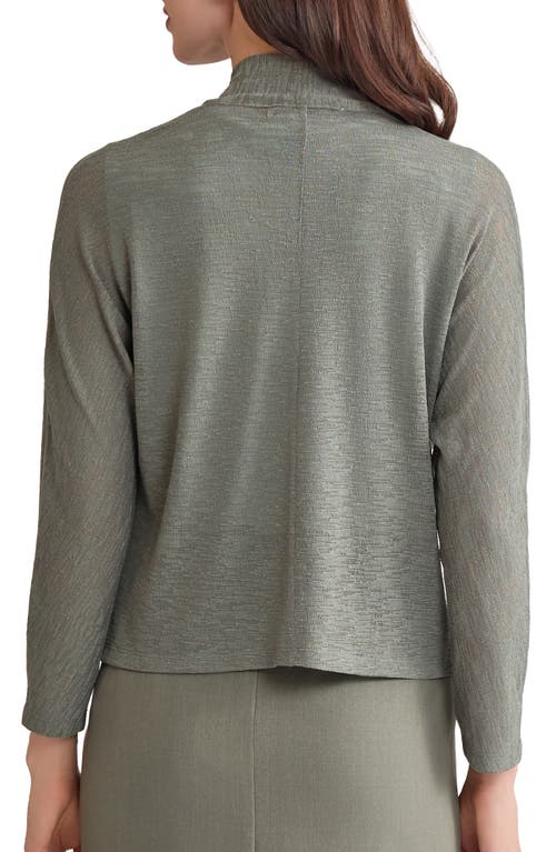 Kasper Dolman Knit Jacket In Green