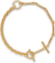 Lady Grey Triplet Toggle Bracelet