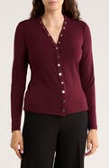 ELIE ELIE TAHARI Long Sleeve Snap Button Top