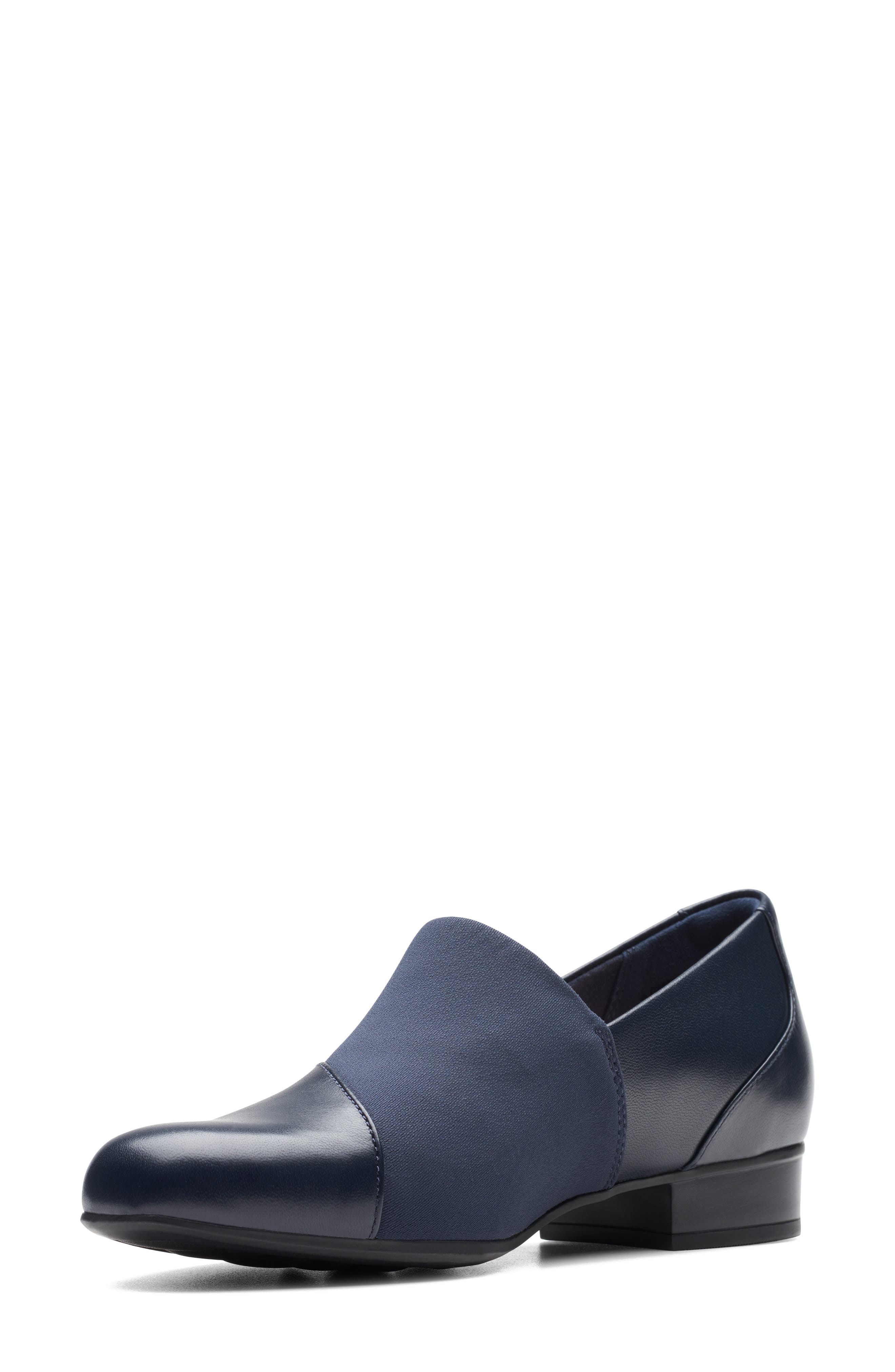 Juliet Gem Leather Loafer, Alternate, color, NAVY LEATHER