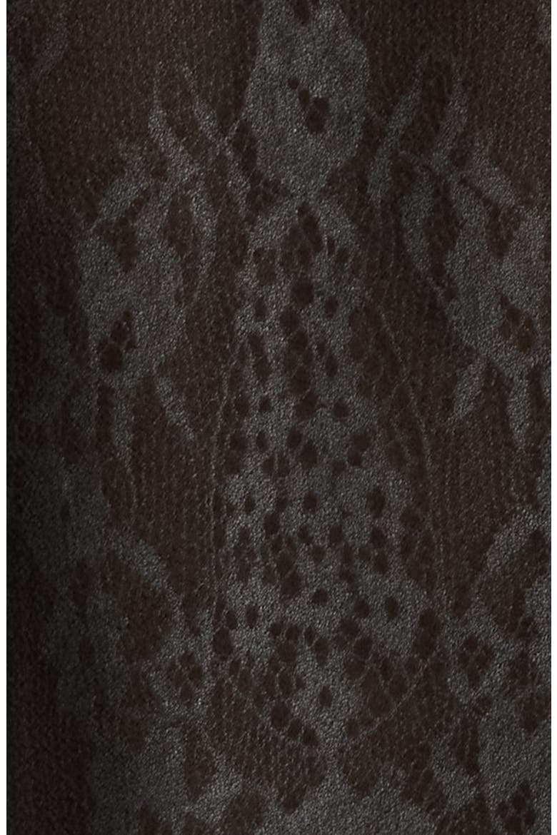 Teagan Embroidered Mock Neck Top, Alternate, color, BLACK