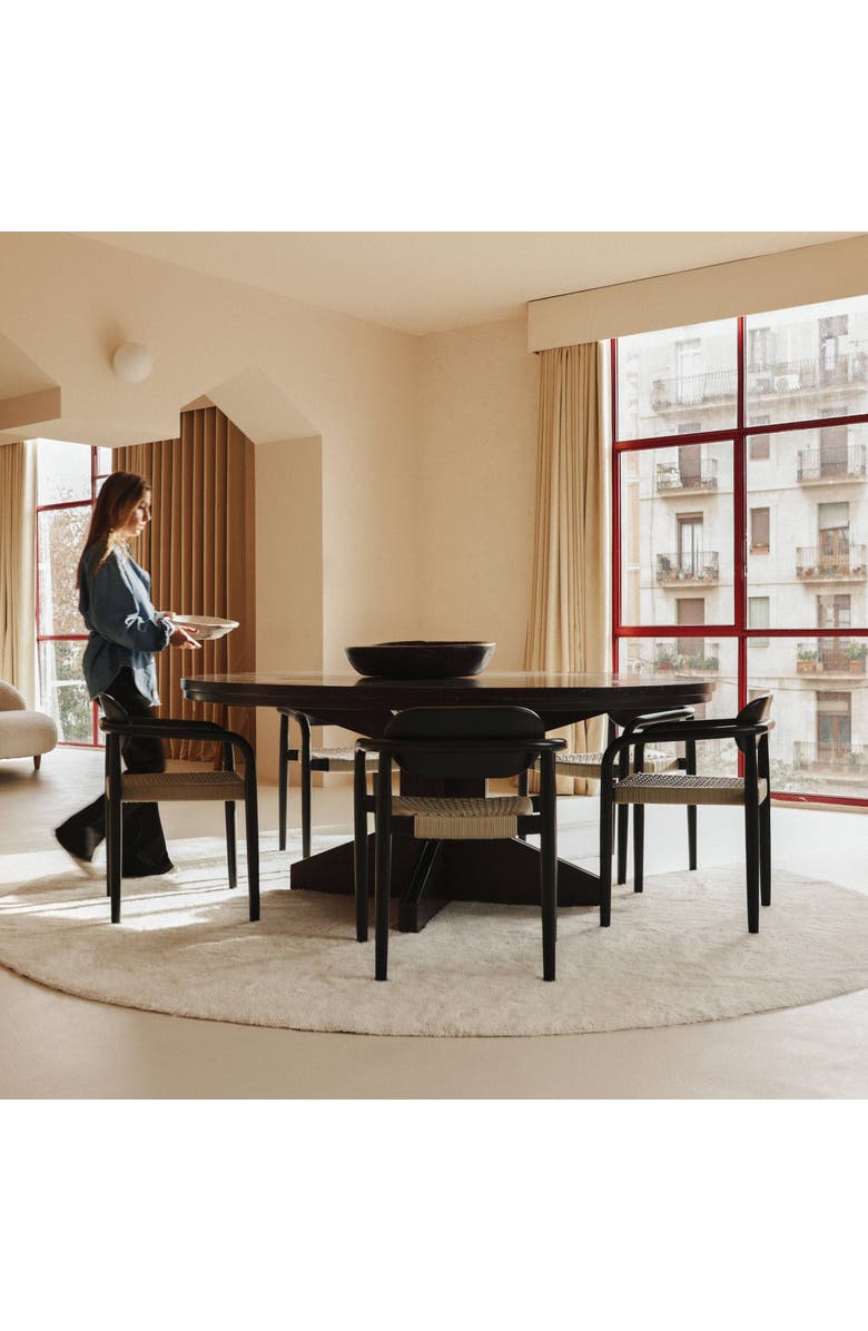 Lorena Canals Woolable rug Rond Natural, Alternate, color, Natural