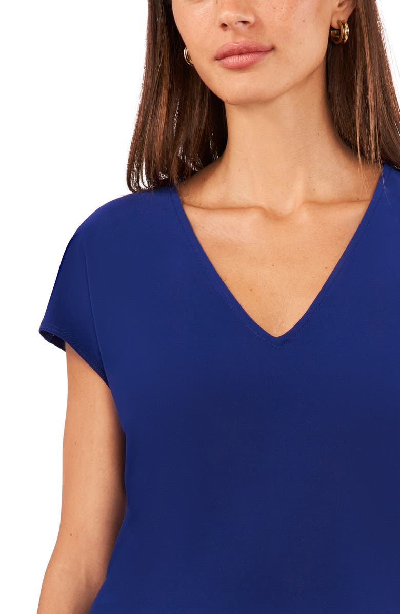 Halogen<sup>®</sup> V-Neck Dolman Sleeve T-Shirt, Alternate, color, Bella Electric