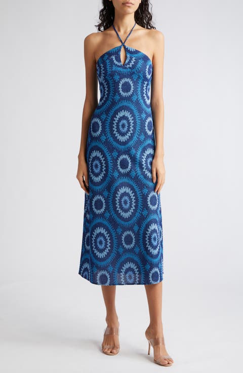 Aya Halter Midi Dress