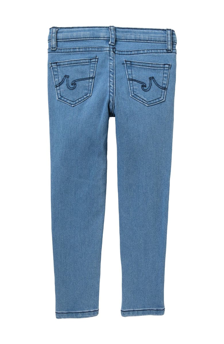 AG Lace Sleeve Top & Jeans Set, Main, color, 