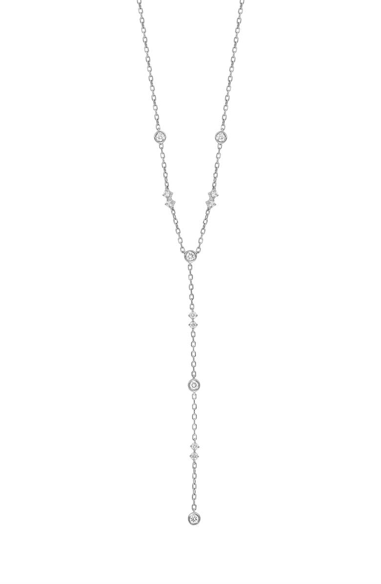 Bony Levy Monaco Diamond Y-Necklace, Alternate, color, 18Kw