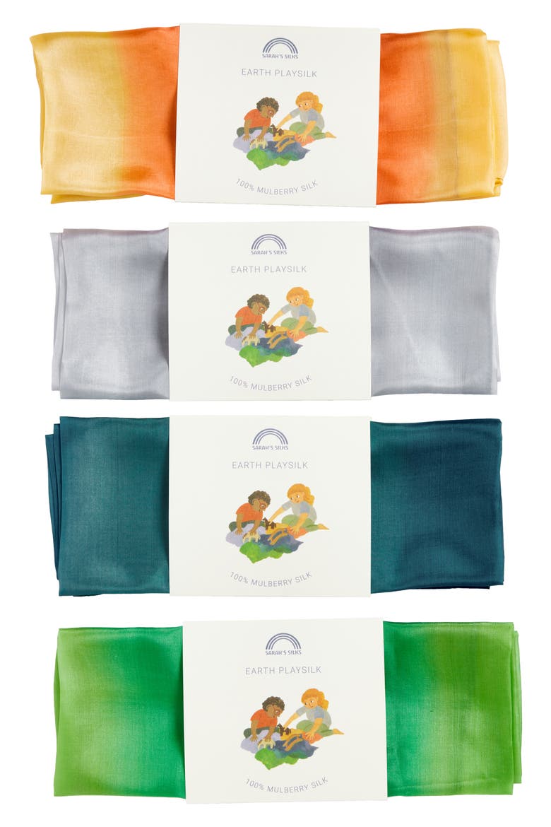 Set of 4 Earth Playsilks video