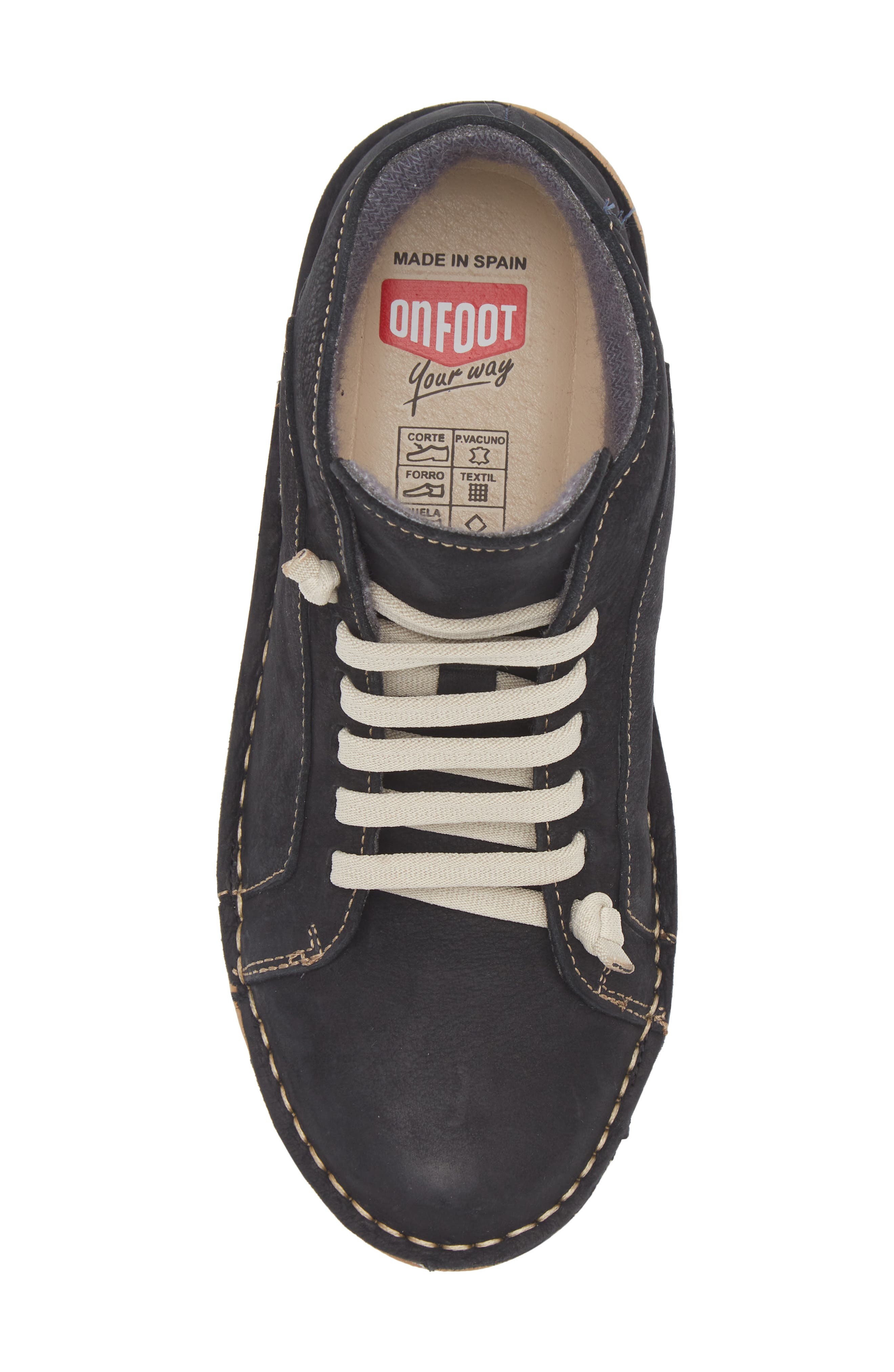 On Foot Touch Sneaker Boot, Alternate, color, Black