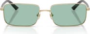 Jimmy Choo 55mm Rectangular Sunglasses