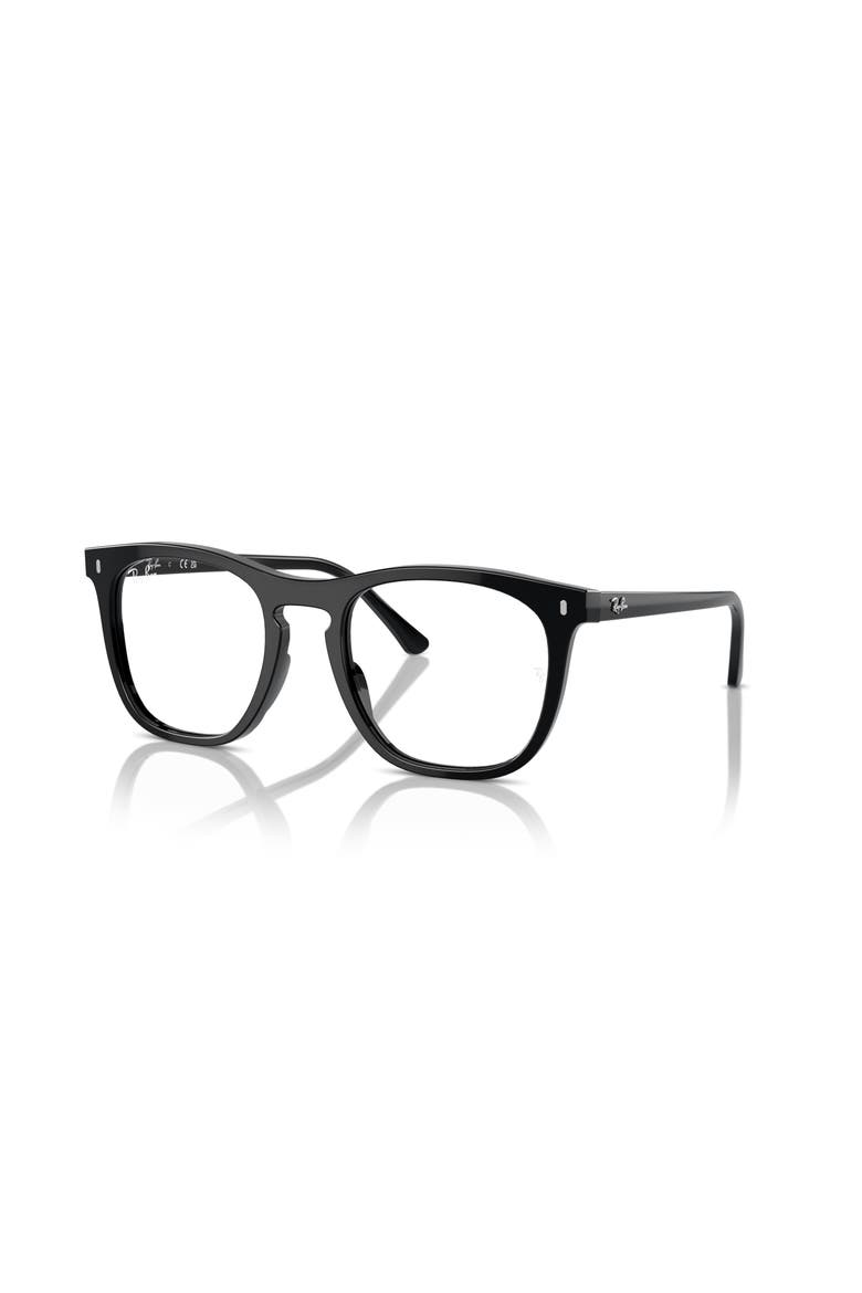 51mm Square optical glasses, Main, color, Black