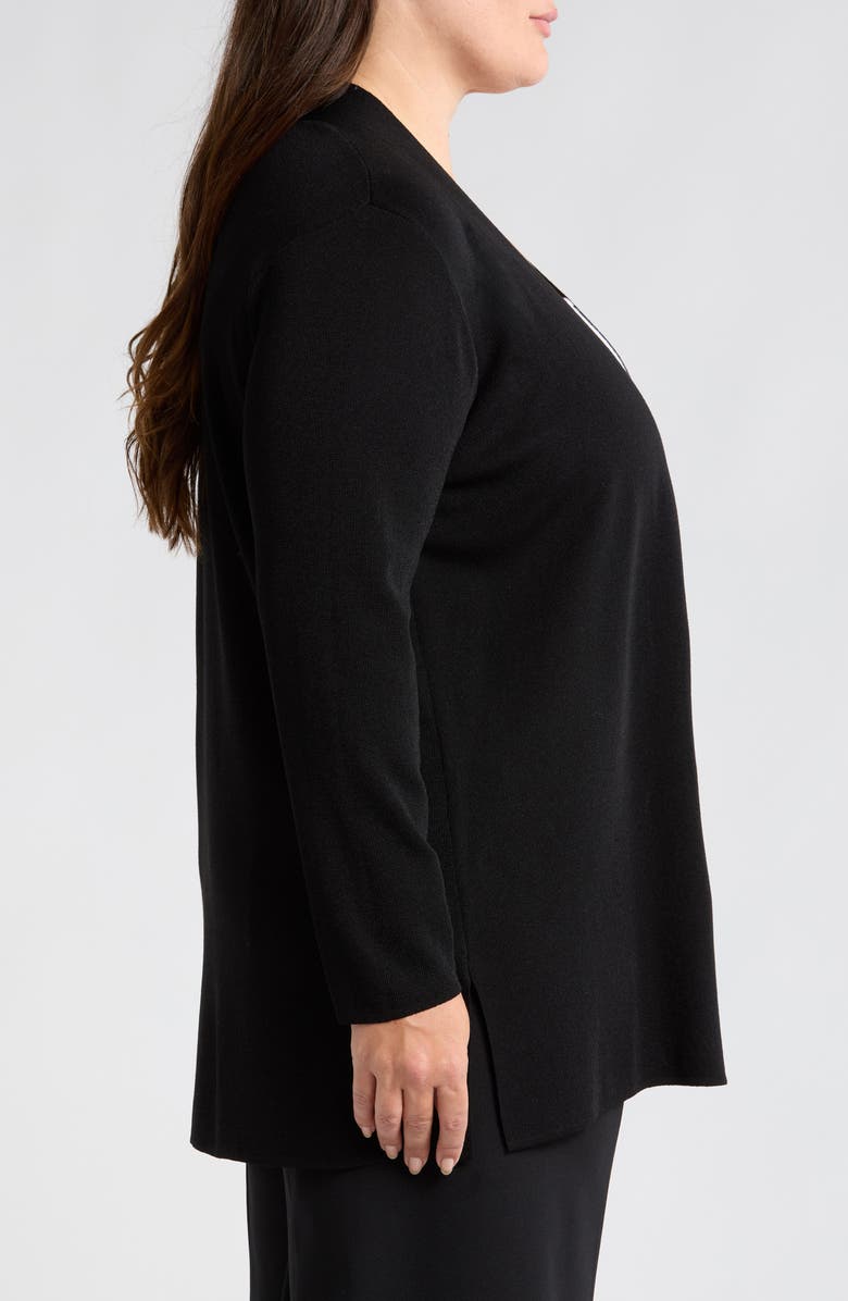 Anne Klein Napa Open Front Longline Cardigan, Alternate, color, 