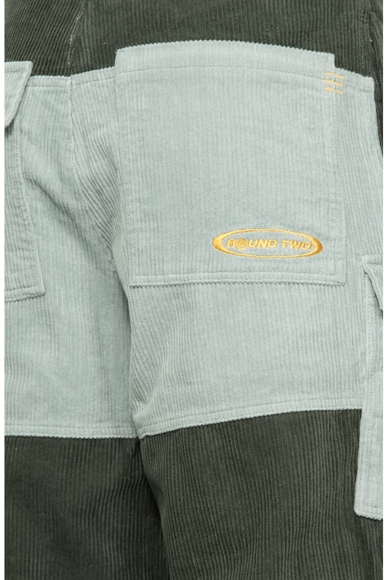 Corduroy Cargo Hiking Pants, Alternate, color, GREEN
