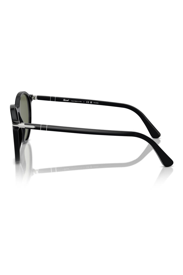 53mm Polarized Phantos Sunglasses, Alternate, color, BLACK