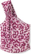 MANGO TEEN Print One-Shoulder Top