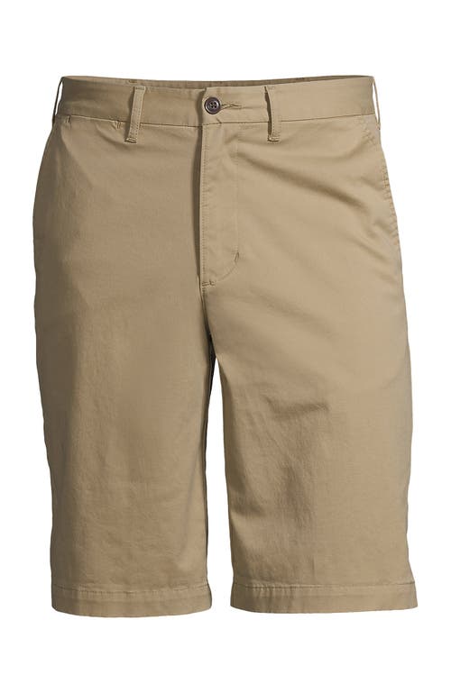 Lands' End 11" Traditional Fit Comfort First Knockabout Chino Shorts In Khaki