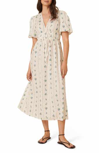 Nobody's Child Scottie Puff Sleeve Midi Dress