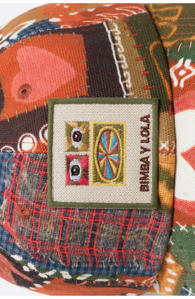 Bimba y Lola Travelers Print Cap, Alternate, color, Brown