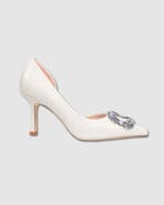 MI/MAI Astoria Leather Pumps by Diane Perreau