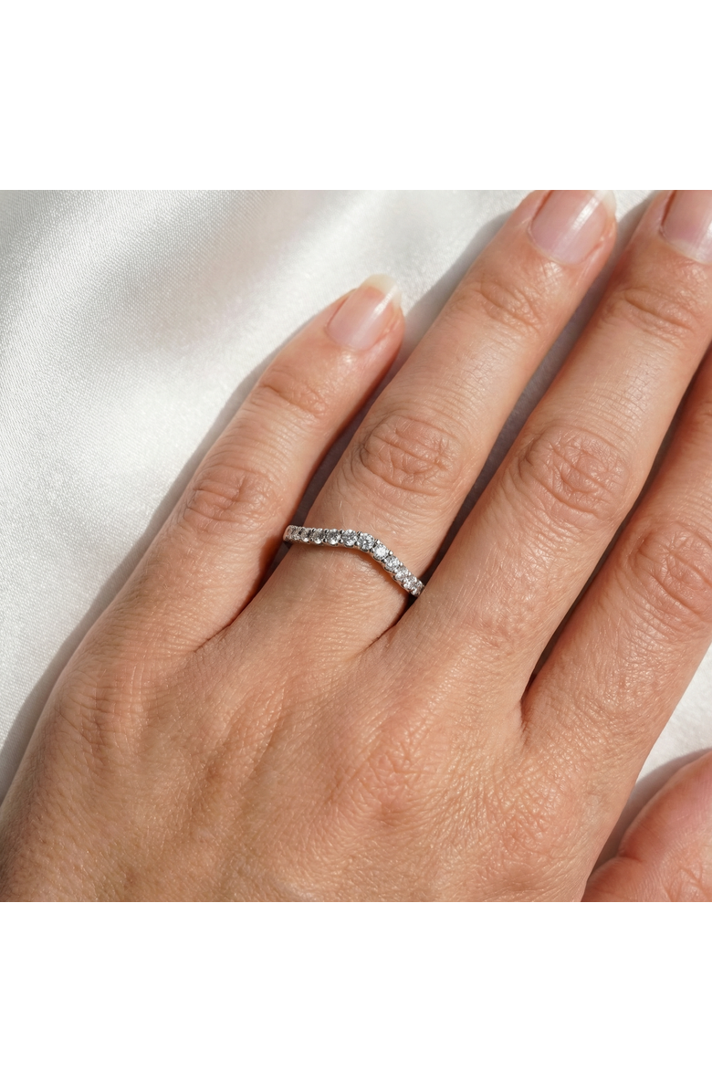 Bliss Diamond Curved Accent Diamond Guard Ring 14k Gold Lab Grown, Alternate, color, 14K Yellow Gold