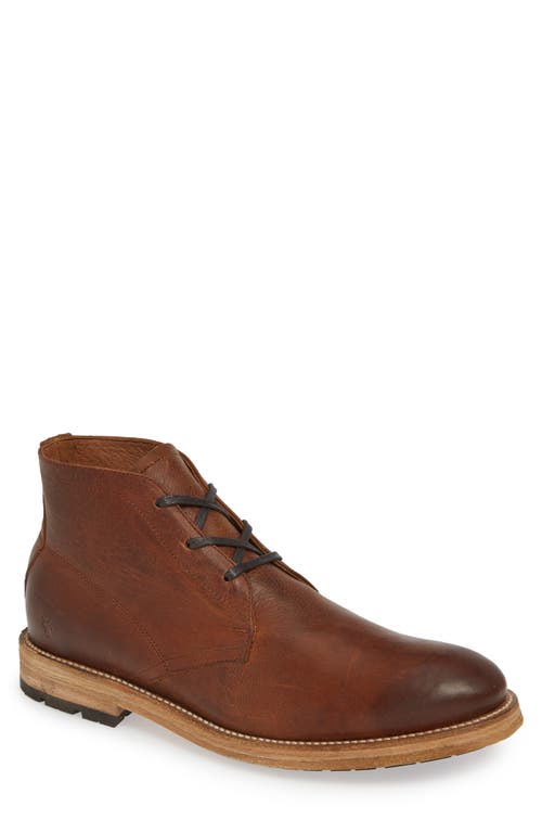 Frye Bowery Chukka Boot in Tan Leather 