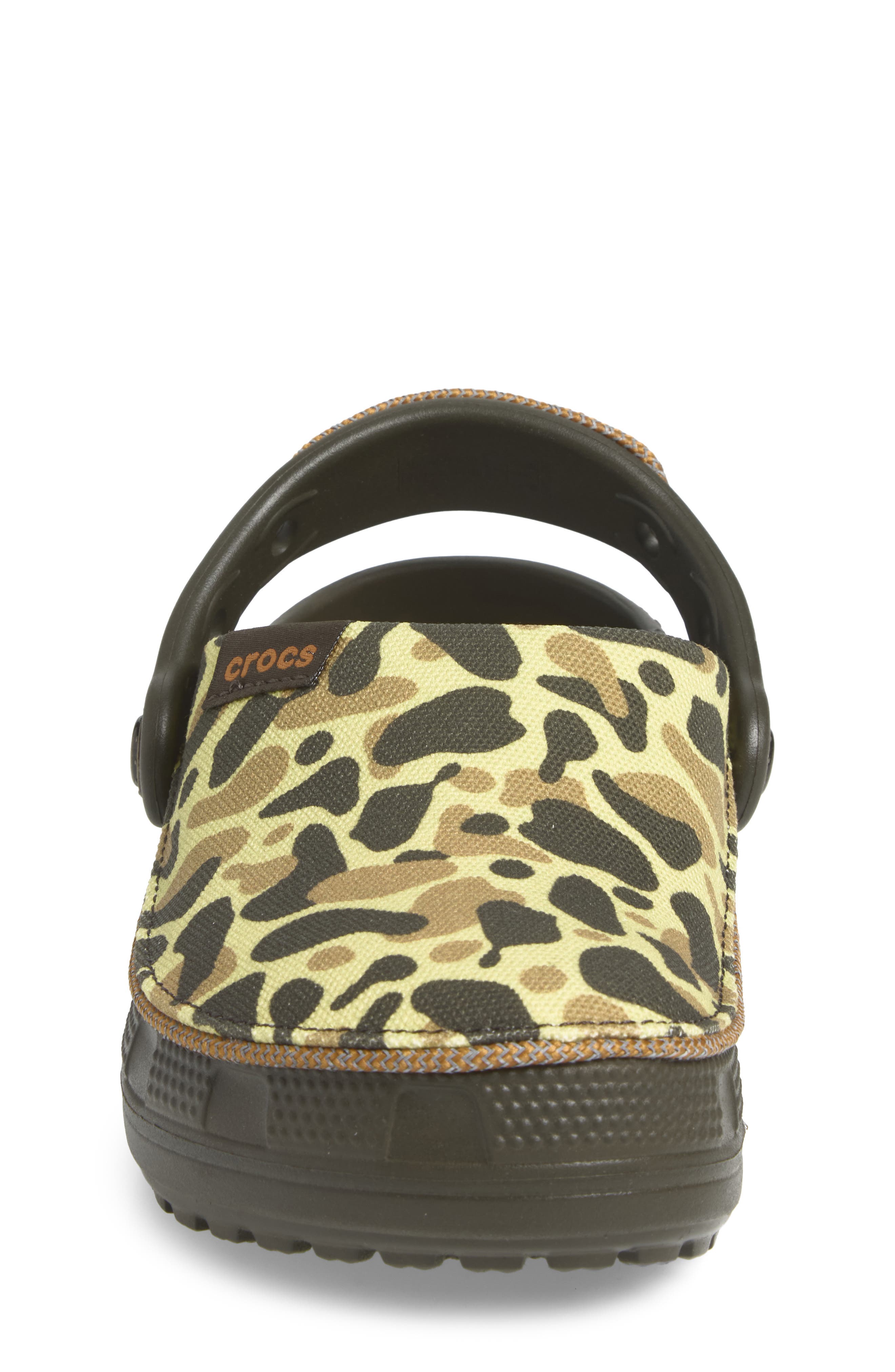 Kids' Classic Crafted Camo Clog, Alternate, color, DEEP OLIVE