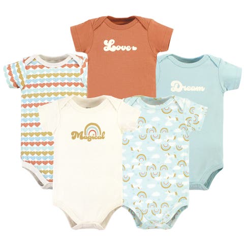 Cotton Bodysuits 5-Pack (Baby)