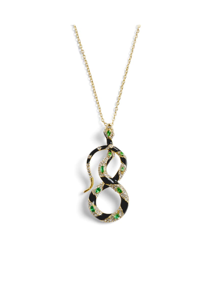 Bejewelled Snake Pendant, Main, color, Snake