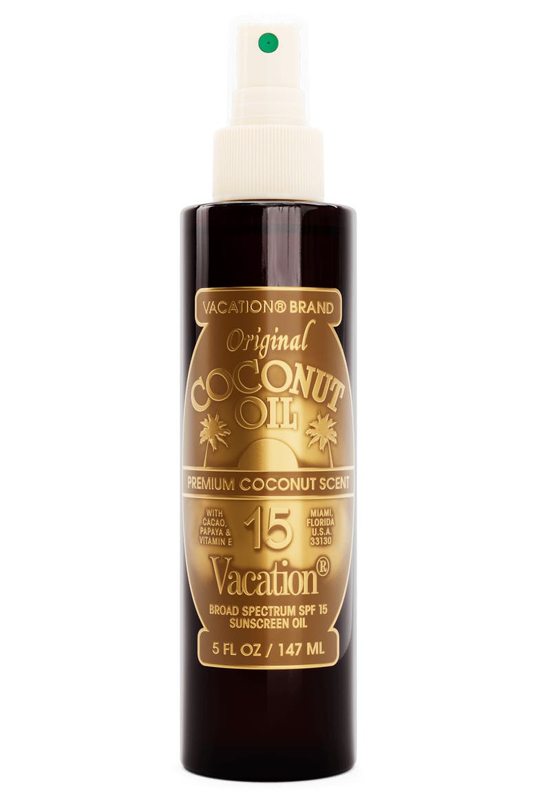 Original Coconut Oil Spray Sunscreen SPF 15, Main, color, NO COLOR