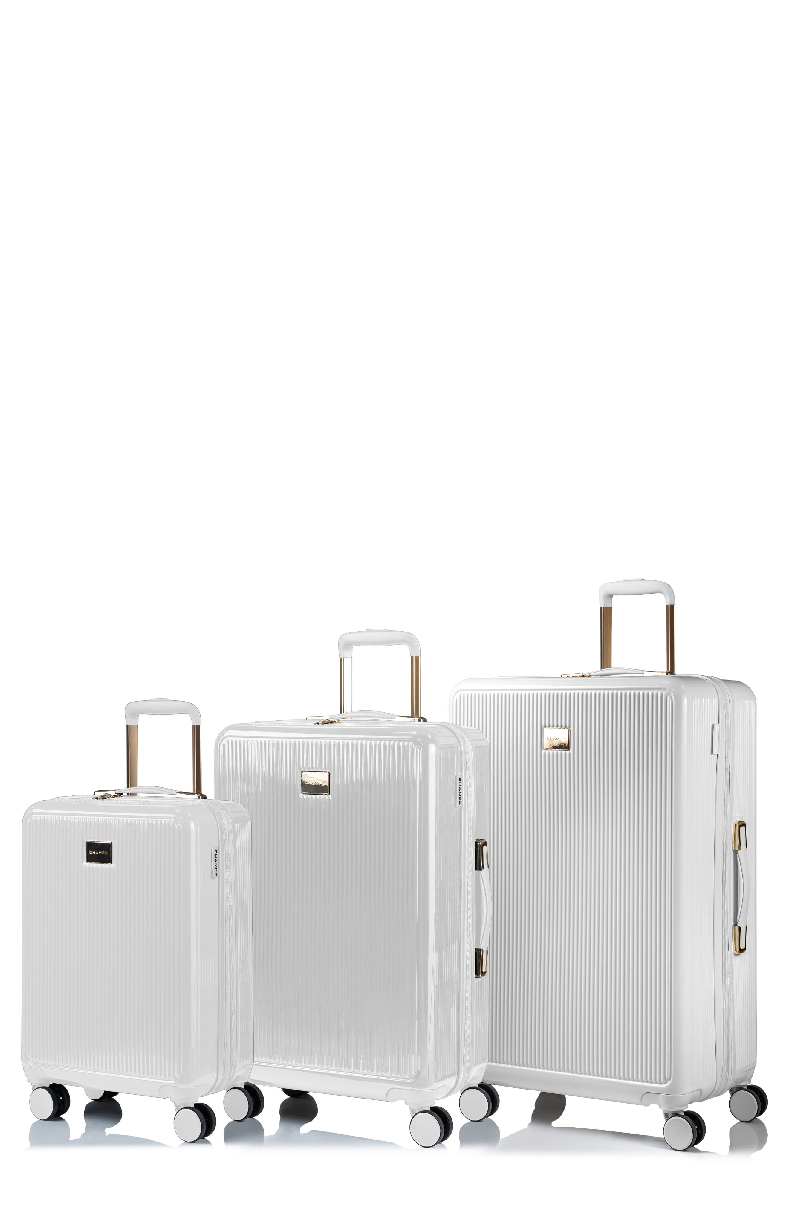CHAMPS Luxe 3-Piece Hardshell Luggage Set