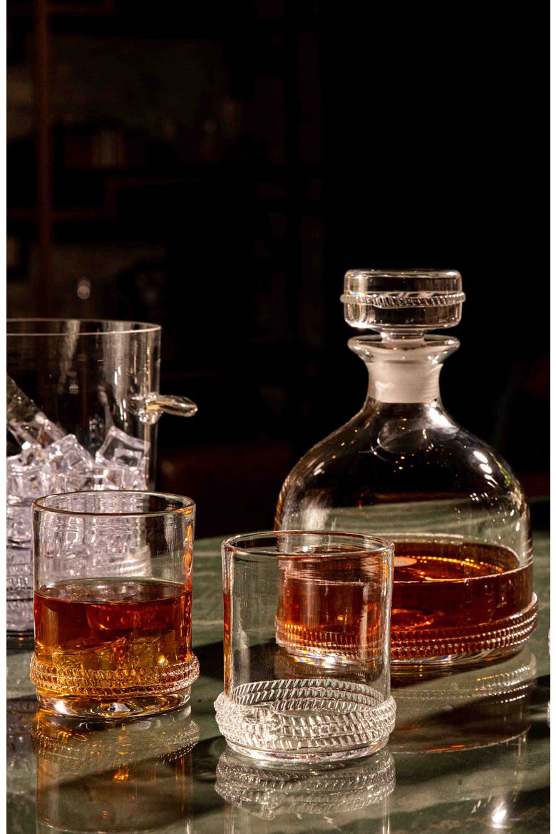 Dean Whiskey Glass Decanter, Alternate, color, CLEAR