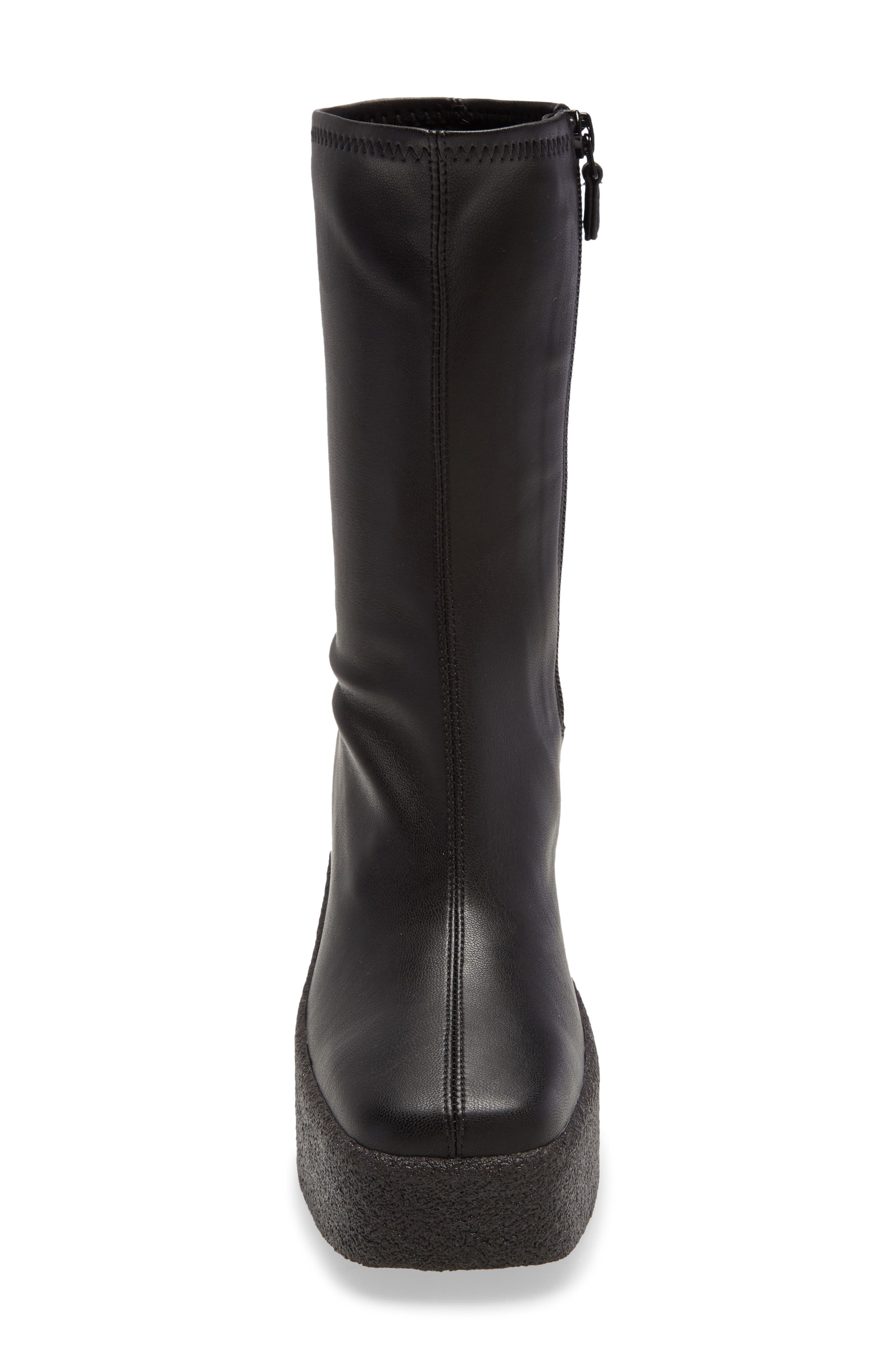 Stella McCartney Square Toe Platform Bootie, Alternate, color, 