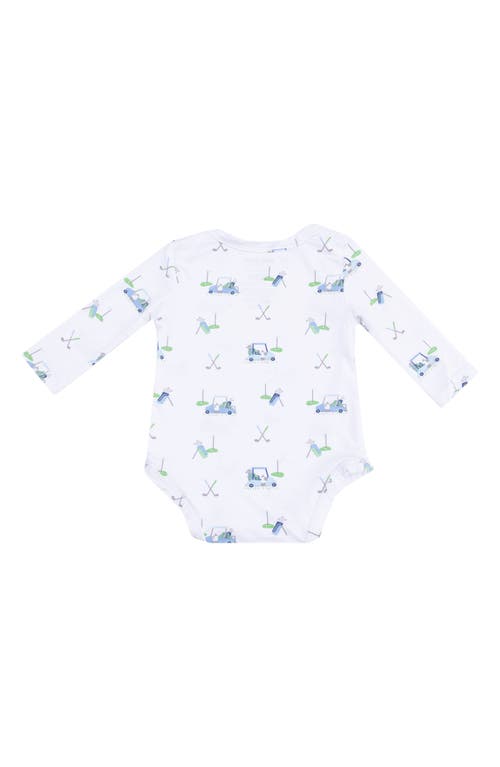 Angel Dear Golf Carts Long Sleeve Bodysuit In Multi