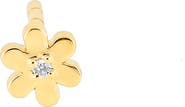EF Collection Single Baby Daisy Diamond Stud Earring