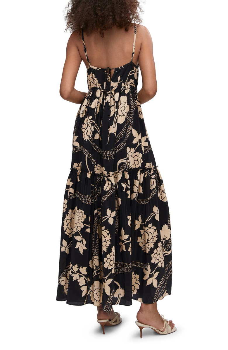 MANGO Print Sleeveless Maxi Sundress, Alternate, color, 