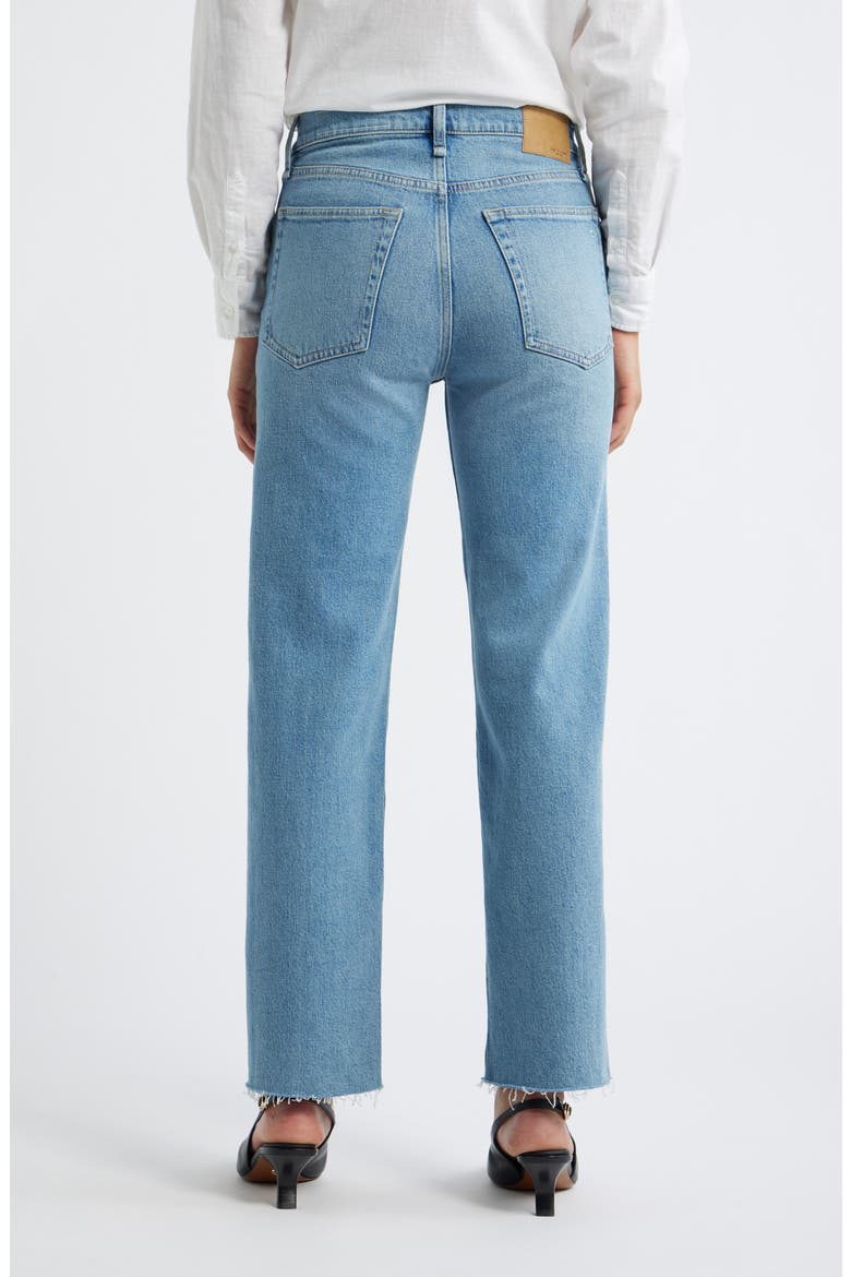 Harlow Mid Rise Straight Leg Ankle Length Jeans, Alternate, color, AUDREY