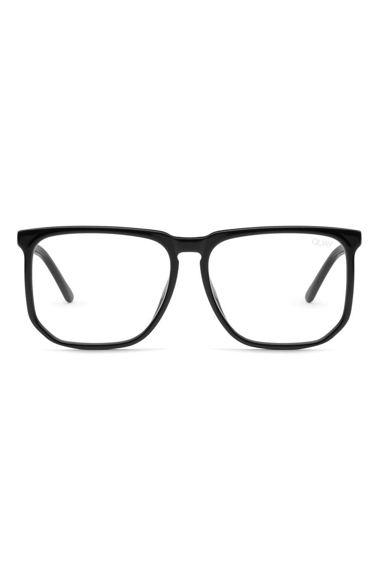 QUAY Australia Stranger 51mm Blue Light Filtering Glasses, Main, color,
