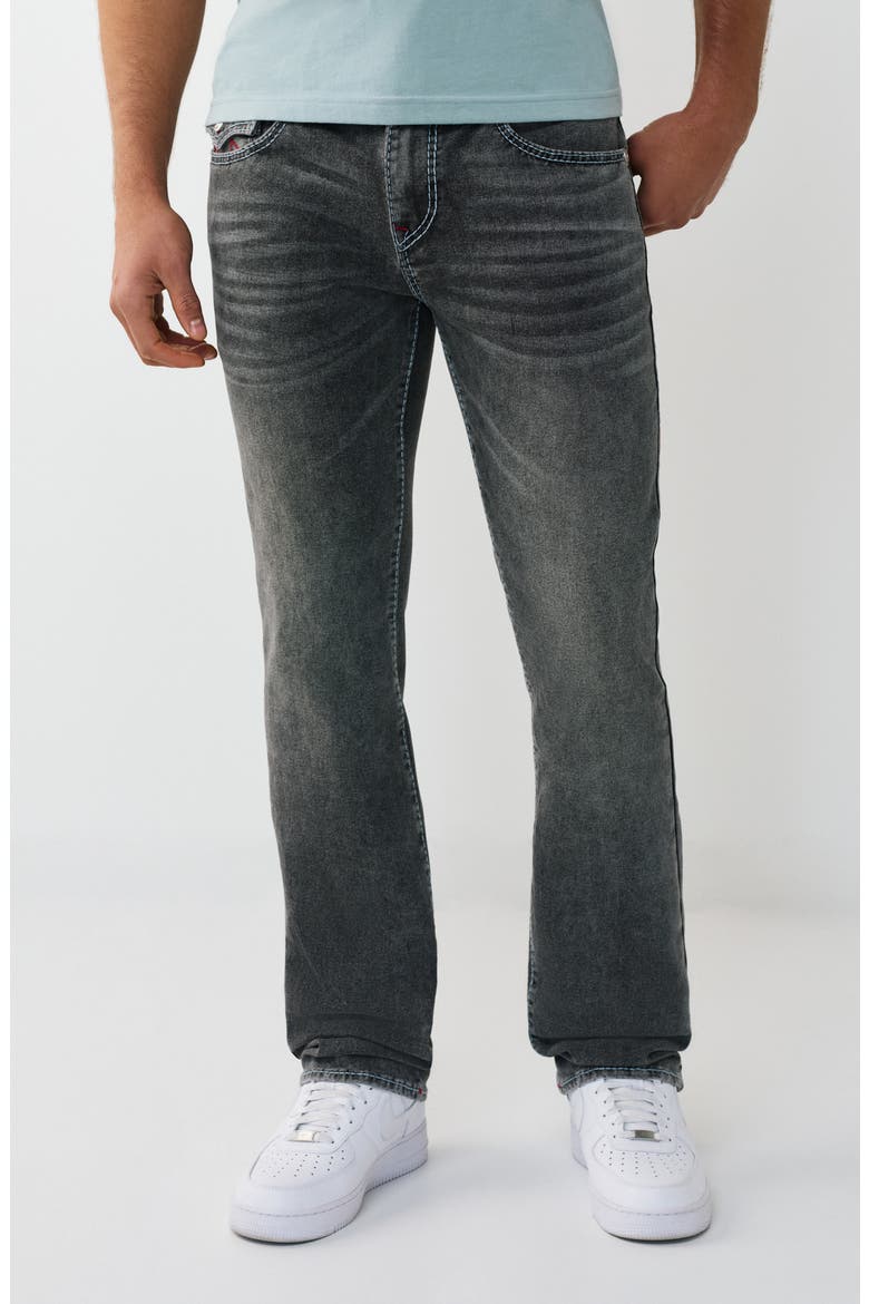 Ricky Big T Flap Pocket Straight Leg Jeans, Main, color, GREY PHANTOM