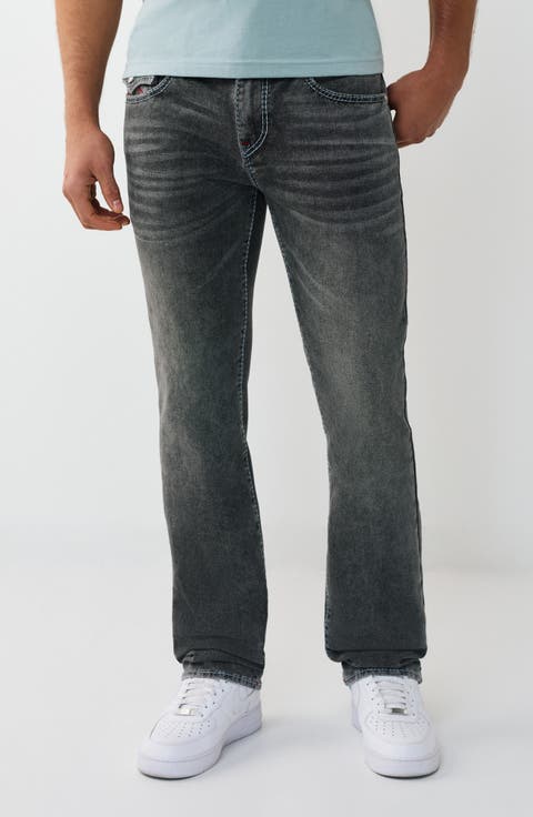 Ricky Big T Flap Pocket Straight Leg Jeans (Grey Phantom)