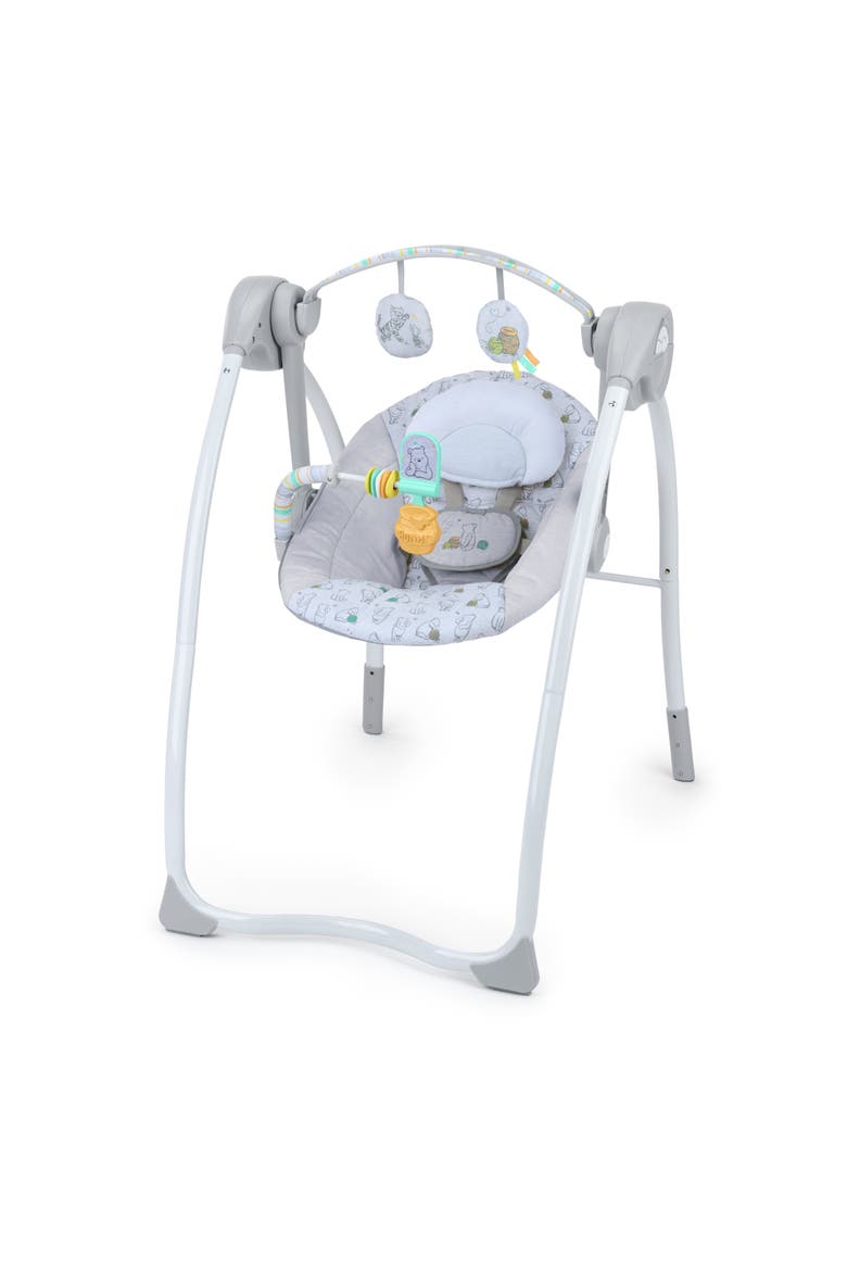 Disney Baby Winnie the Pooh Milestone Swing, Main, color, GREY