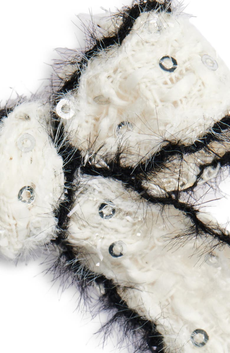 Cara Kids' Set of 2 Bow Barrettes, Alternate, color, White