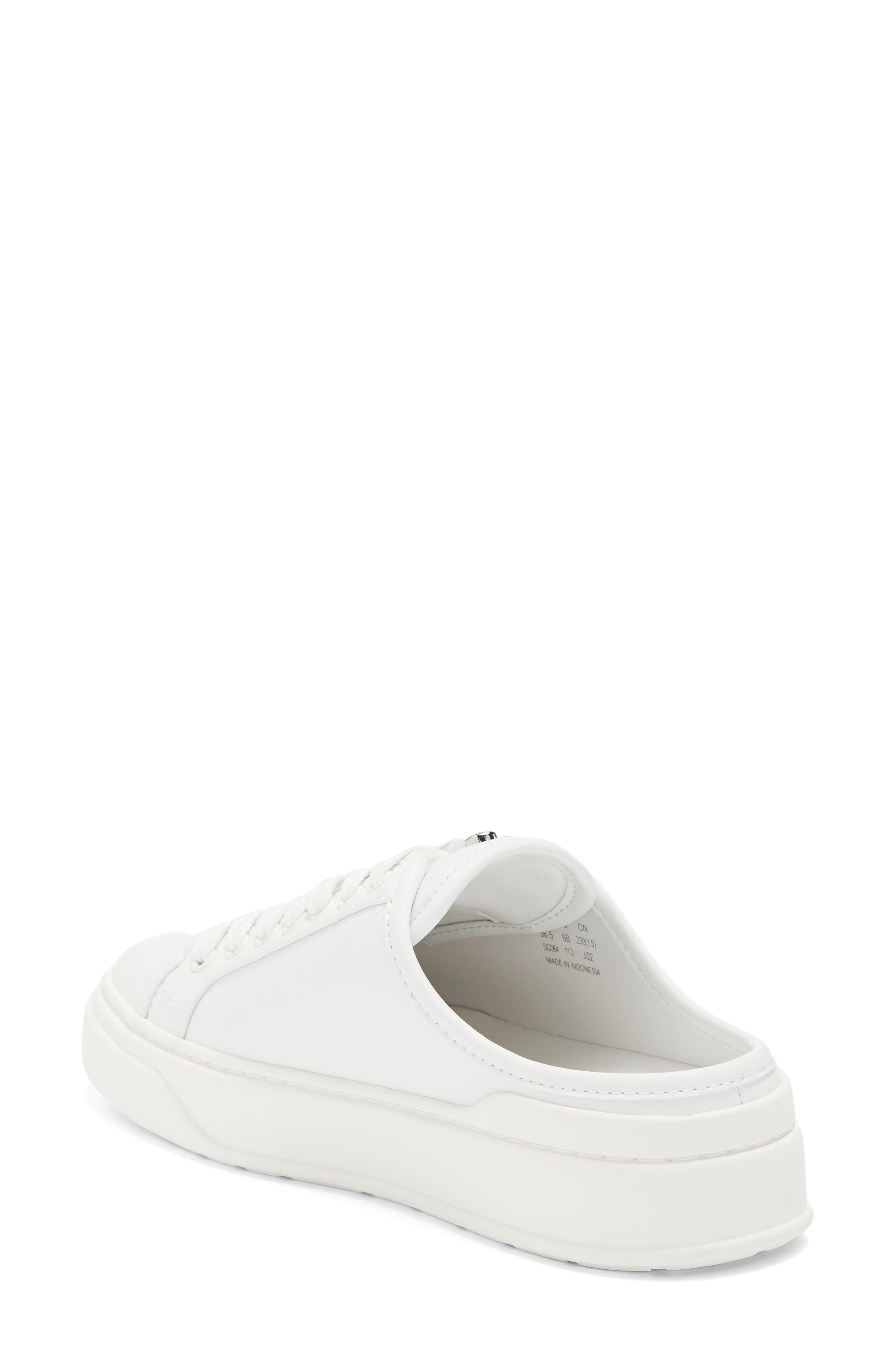 Skater Mule Sneaker, Alternate, color, WHITE