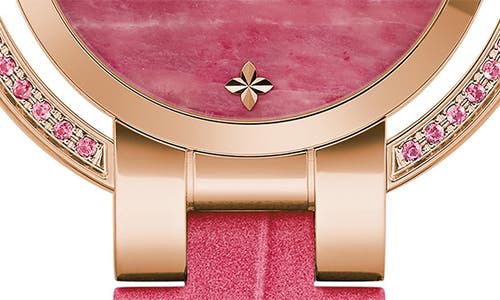 Bulova Rubaiyat Sapphire Leather Strap Watch, 30mm